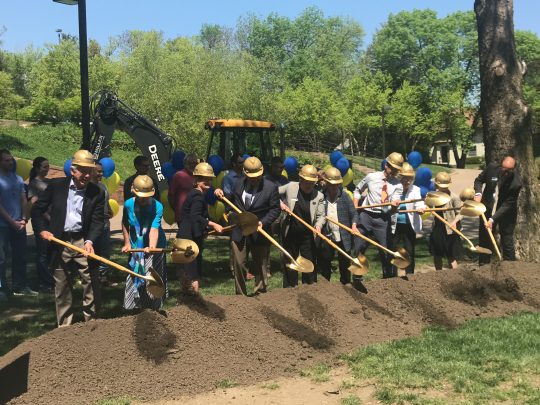 Groundbreaking at Augustana College's Hanson Science Hall