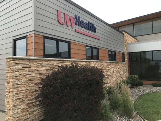 exterior of UW Health