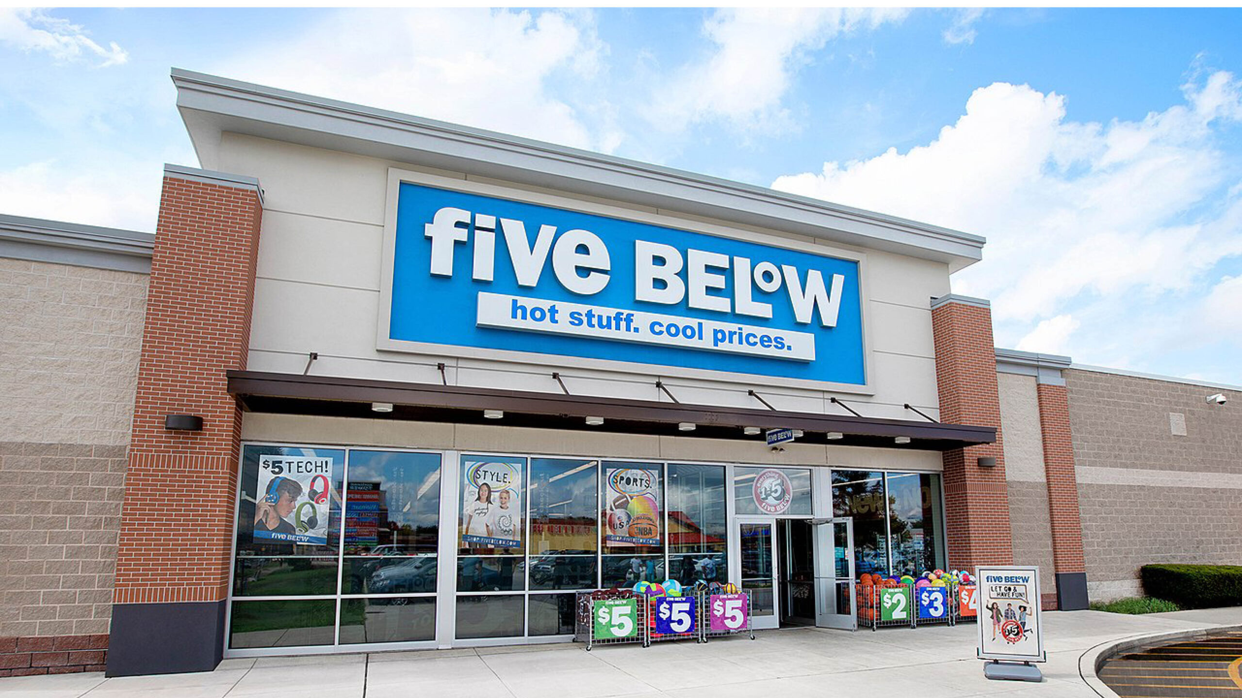 exterior view of a retail shop