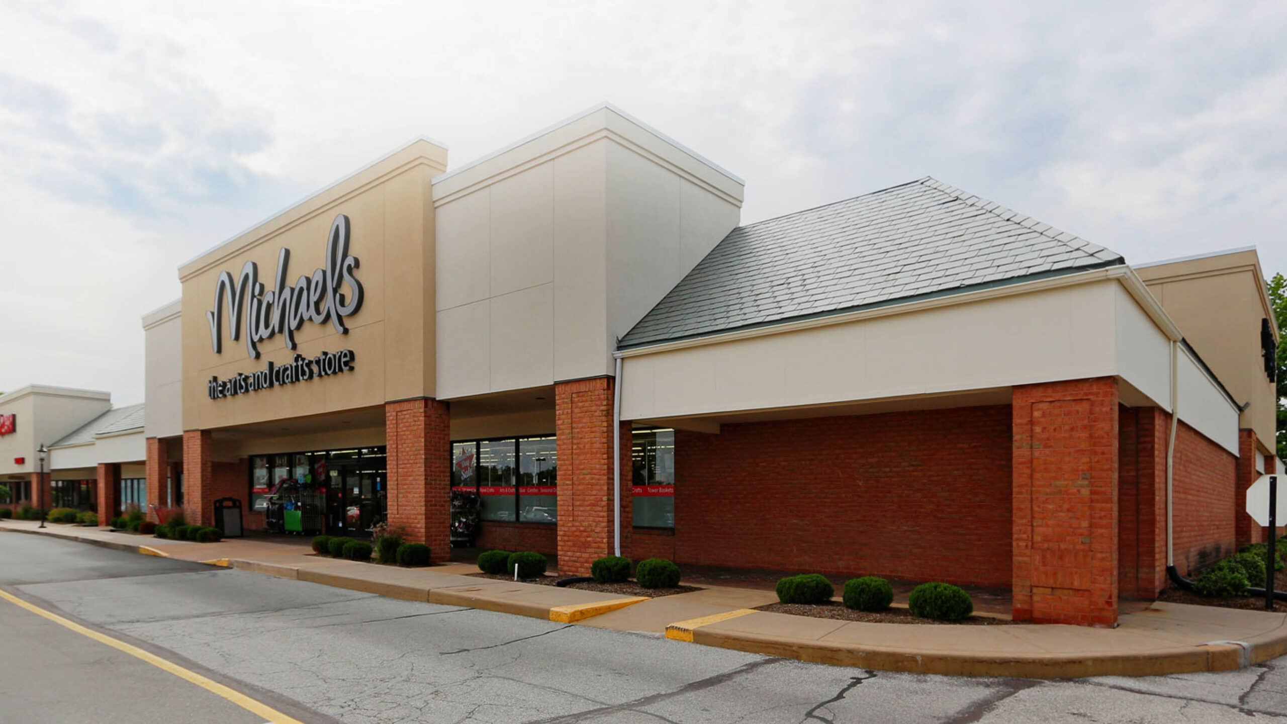 exterior view of a retail shop