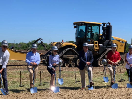 Caitlin Russell Brandt and Ewing Development break ground on Vintage Co-Op Bettendorf