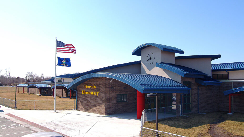exterior shot of an elementary school