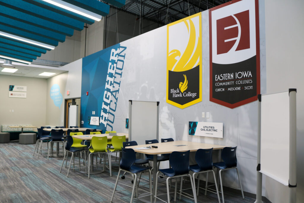Classroom space at the Junior Achievement Inspiration Center